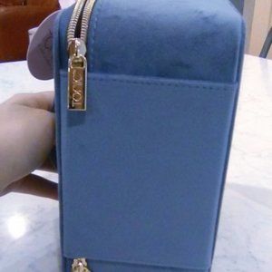 Tonic Luxe Velvet Jewelry Cube in Storm
